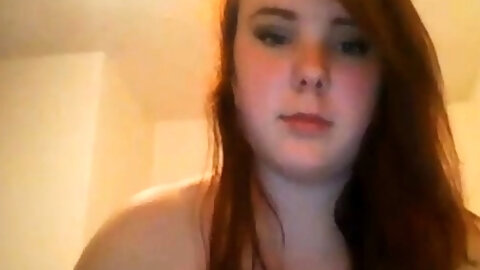 Big Butt White Girl Spreads Her Fat Ass