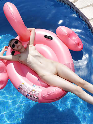 Mila Azul Showing Some Pink